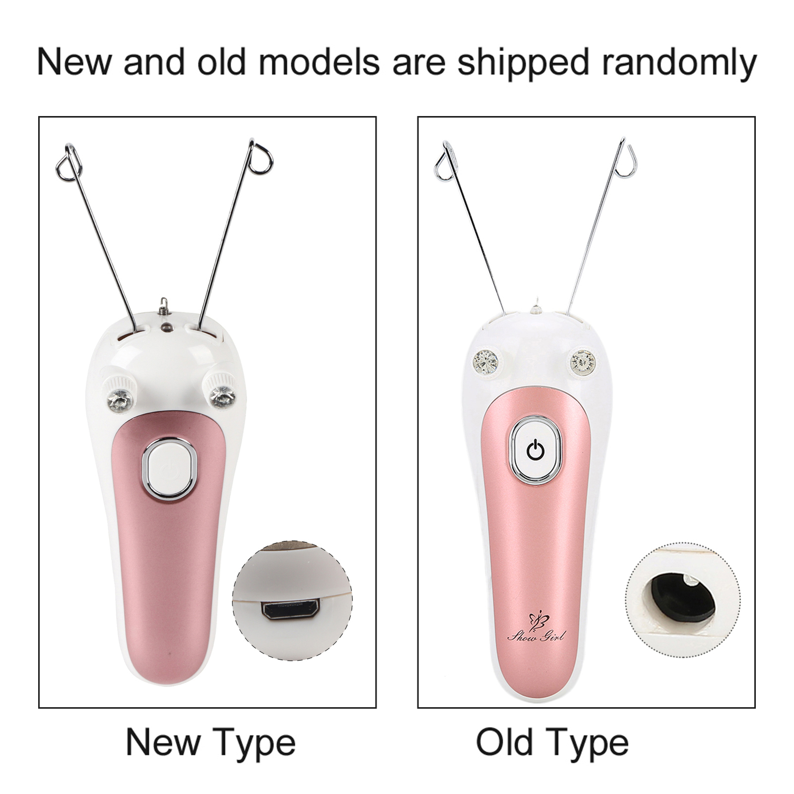Electric Threading Epilator Physical Threader Hair Remover For Face Arm