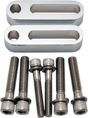 Passenger Floorboard 0.8'' Extensions Silver Pro Pad FB-EXT-P10-C