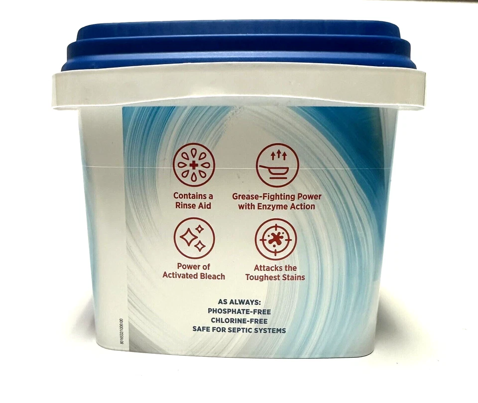 DETERGENTE LAVAVAJILLAS KIRKLAND SIGNATURE ULTRASHINE AROMA LIMÓN 115 CT PAQUETES Foto 4 de 4