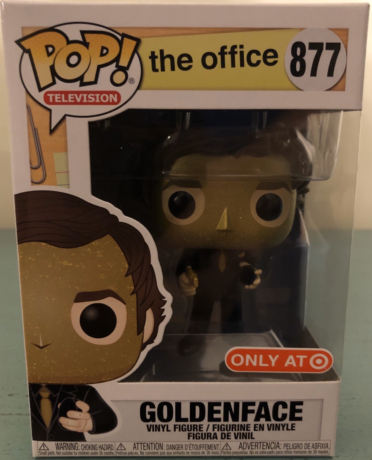 *NIB/MINT* The Office Jim Halpert Goldenface Target Exclusive Funko Pop
