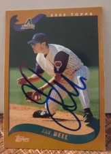 Jay Bell Autographed 2002 Topps Baseball Signed Card #262 Arizona Diamondbacks 