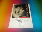 Stan Ridgway - camouflage signed autograph on letter card + picture in p.