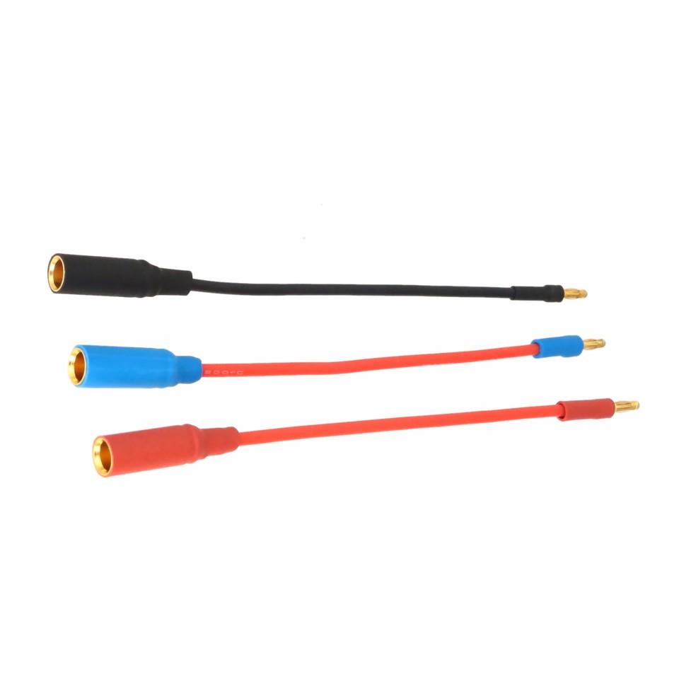 1set FPV Quadcopter Motor Controller ESC Bullet 2mm M to 5mm F 16AWG 4