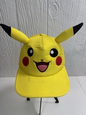 Pokemon PIKACHU Snapback Mesh Trucker Hat Cap One Size Fits Most 2016