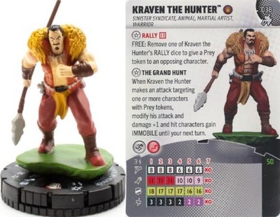 Marvel Heroclix Spiderman Beyond Amazing Rare : Kraven the Hunter - 038
