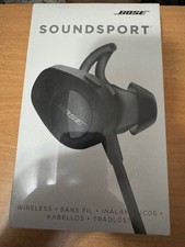 Bose SoundSport Wireless Sweatproof Earbuds Neckband Headphones Black NEW SEALED