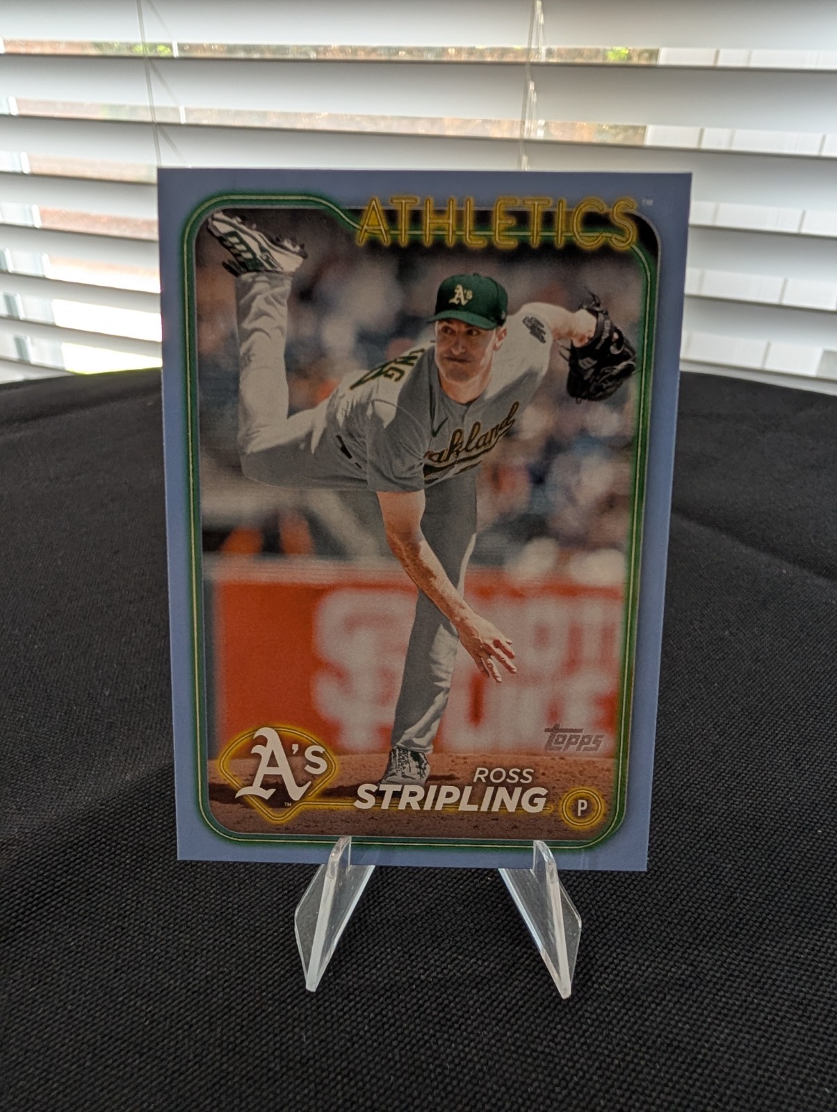 2024 Topps Series 2 - Ross Stripling #608 Father's Day Powder Blue /50