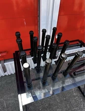 SSWBasics Boutique Pipe 10 Inch Straight Faceout Slatwall Accessories - Sturdy