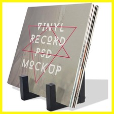 Vinyl Record Storage Holder, Black Lp Record Holder