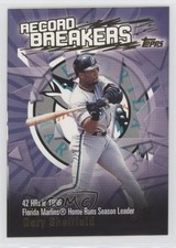 2003 Topps Series 1 Record Breakers Gary Sheffield #RB-GS 07ke