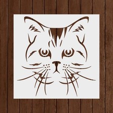 Cat Stencil, Reusable Cat Stencil, Art Stencil - DIY Craft Stencil, Painting St