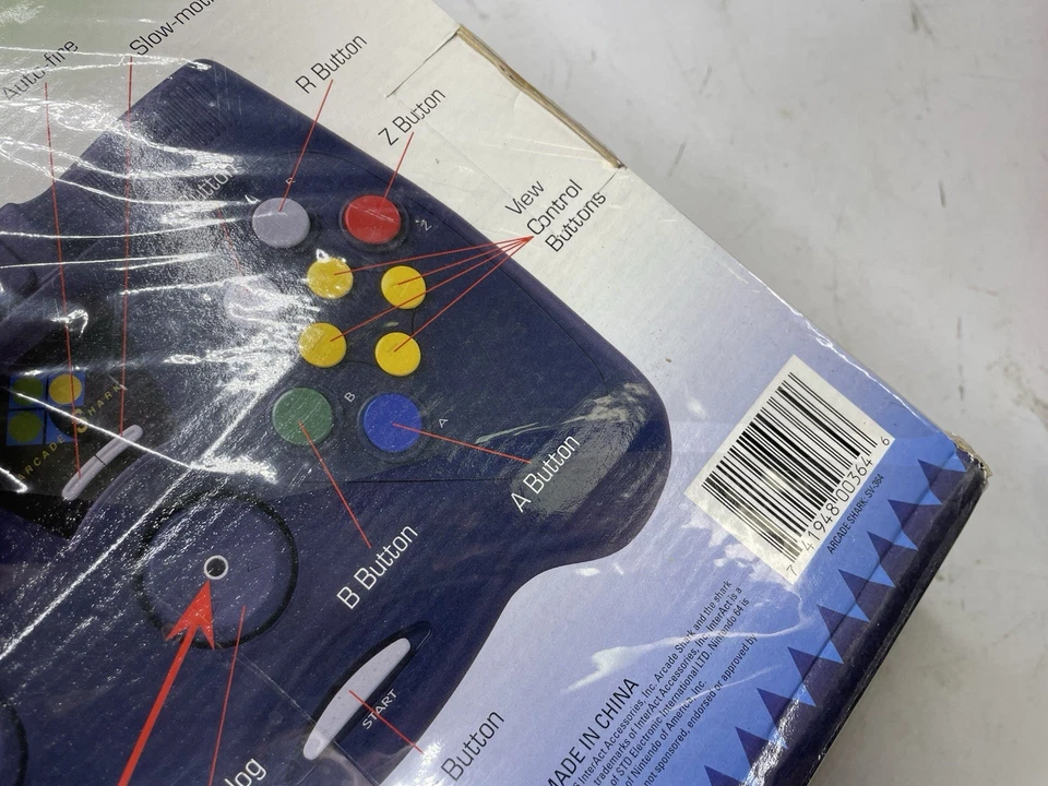 Brand New - Interact Arcade Shark Joystick - Nintendo 64 N64 - SEALED - Image 4 of 4