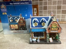 Lemax Carole Towne 2002 The Bistro Christmas Village-7” Tall-W / Light