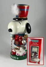 Peanuts Snoopy Kurt Adler Nutcracker Holiday Christmas Edition 11”H