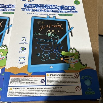 Set of 2 LCD Writing Tablet for Kids 8.5 Inch Colorful Doodle Board Drawing NIB