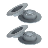 2 Bremsscheiben Ø 272 Mm Voll Bosch Passend FüR U.A. Skoda Octavia