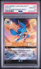 2024 DISNEY LORCANA EN P1-PROMO 30 STITCH - ROCK STAR PSA 10