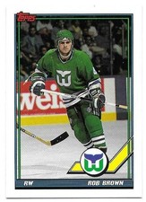 ROB BROWN 1991-92 TOPPS CARD NEAR MINT+ CONDITION