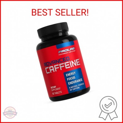 ProLab Nutrition Advanced Caffeine 200mg, Fast-Acting Natural Caffeine Tablets w