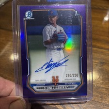 Cleiner Ramirez Bowman Chrome 2026 Purple /250 Auto