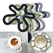 Tapis de dessous de plat en Silicone, dessous de verre antidérapant pour la