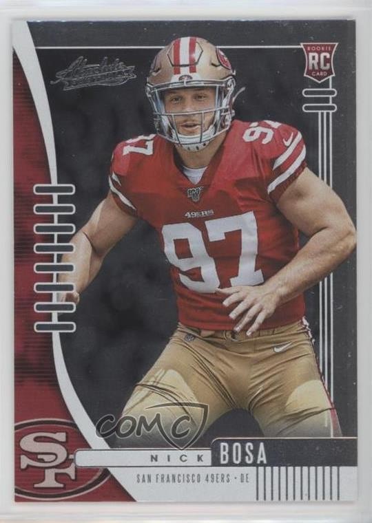 2019 Panini Absolute Rookie Nick Bosa #131 Rookie RC 06ta