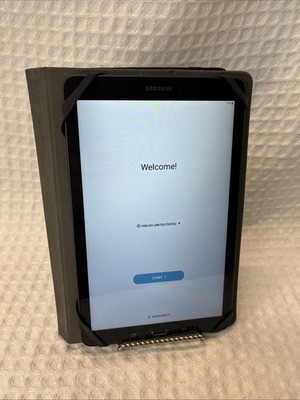 WiFi Only Samsung Galaxy Tab E 9.6'' 16GB Black SM-T560NU With Case Bundle