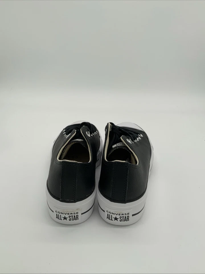 Converse Mujer CTAS Plataforma Elevadora Buey BAJO Negro Blanco Negro 561681C EE. UU. 8.5 Foto 3 de 4