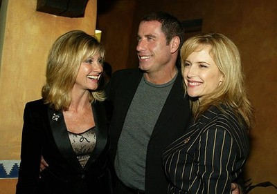 Olivia Newton-John John Travolta Kelly Preston at One World One Ch- Old Photo 2