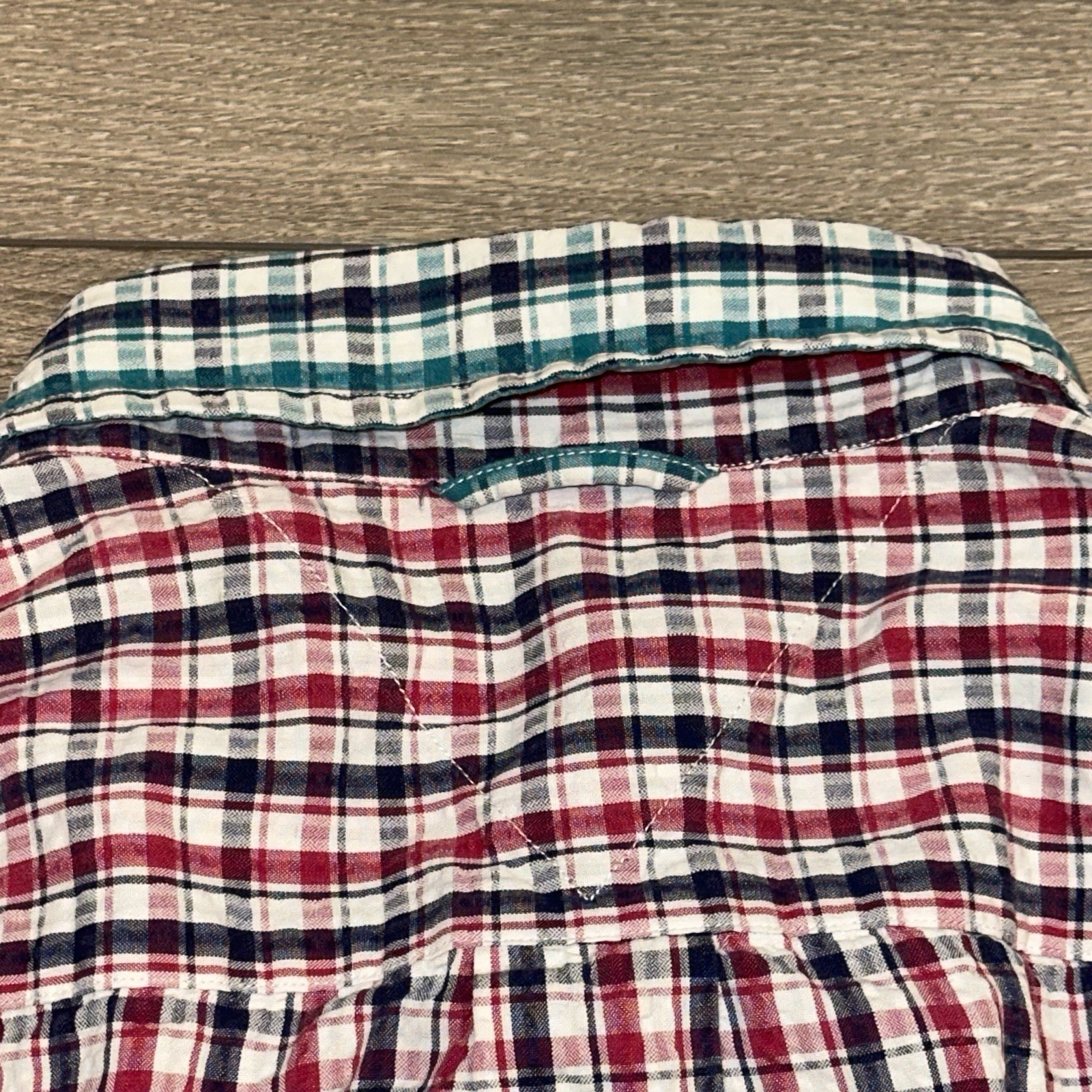 Tommy Hilfiger Patchwork Plaid Button-Down Shirt … - image 8