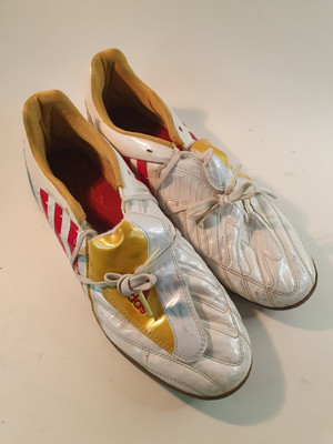 2008 Adidas Predator Powerswerve White Red Cleats Boots 661847 Men s Size US 9.5