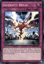 YUGIOH 3x Infernity Break AP06-EN013 Super Rare Playset LP / NM