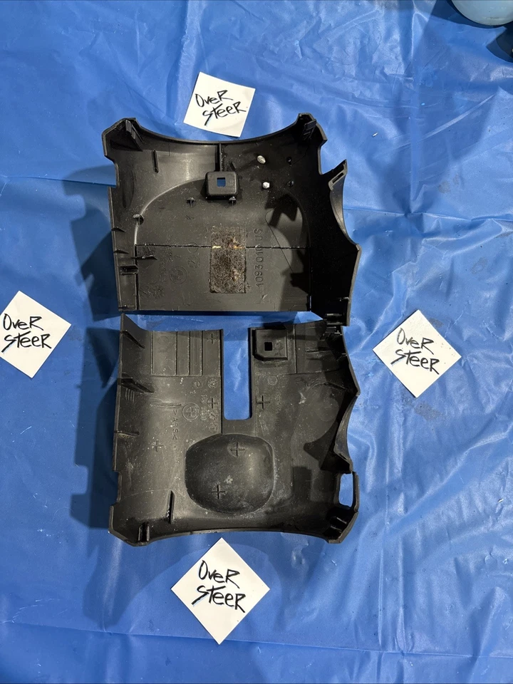 92-99 BMW Serie 3 E36 Columna de Dirección Carcasa Cubierta de Ajuste Negro OEM Soporte de Medidor Foto 3 de 4