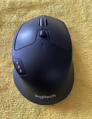 Logitech M720 Triathlon Multi-Device Wireless Mouse Bluetooth USB Receiver Black
