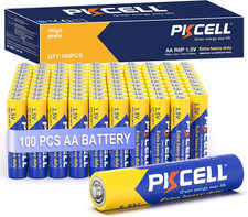 AA Batteries 100 Pack, Double a Batteries, 1.5V High-Performance Carbon Batte... 0.27 per gallon