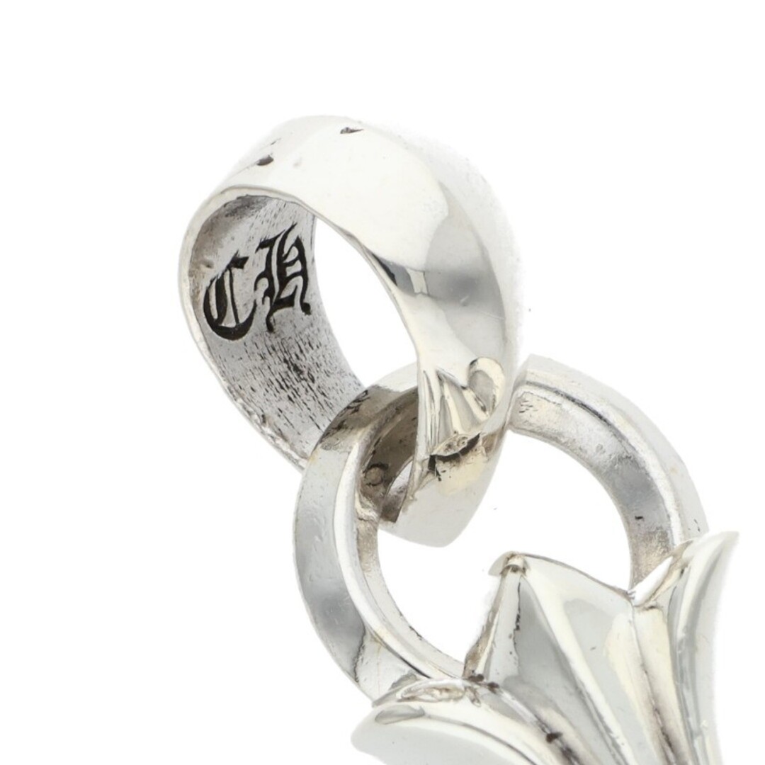 Chrome Hearts CH CRS SML W BALE Small Cross Bail Silver Necklace Top Men's Used thumbnail 4