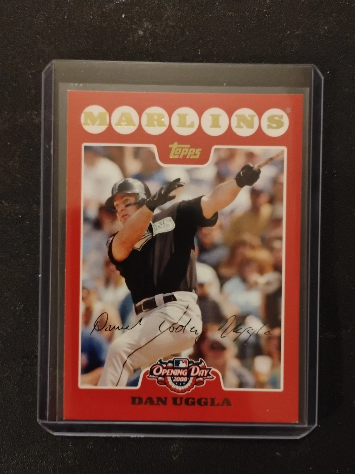 Dan Uggla trading card
