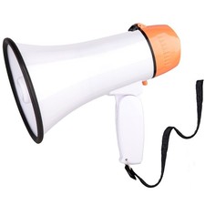 Mymealivos Portable Megaphone Bullhorn 20 Watt Power Megaphone Speaker Voice