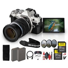 OM SYSTEM OM-5 Mirrorless Camera with 12-45mm f/4 PRO Lens Bundle