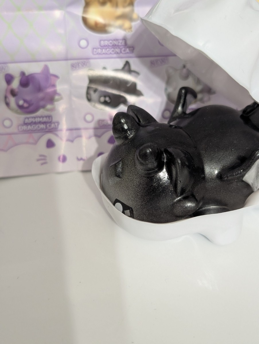Aphmau Dragon Cat MeeMeows Squishy Figures 5 RARES Onyx, Sapphire