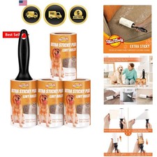 Lint Roller for Pet Hair, Extra Sticky Lint Rollers Pet Hair Remover for Clot...