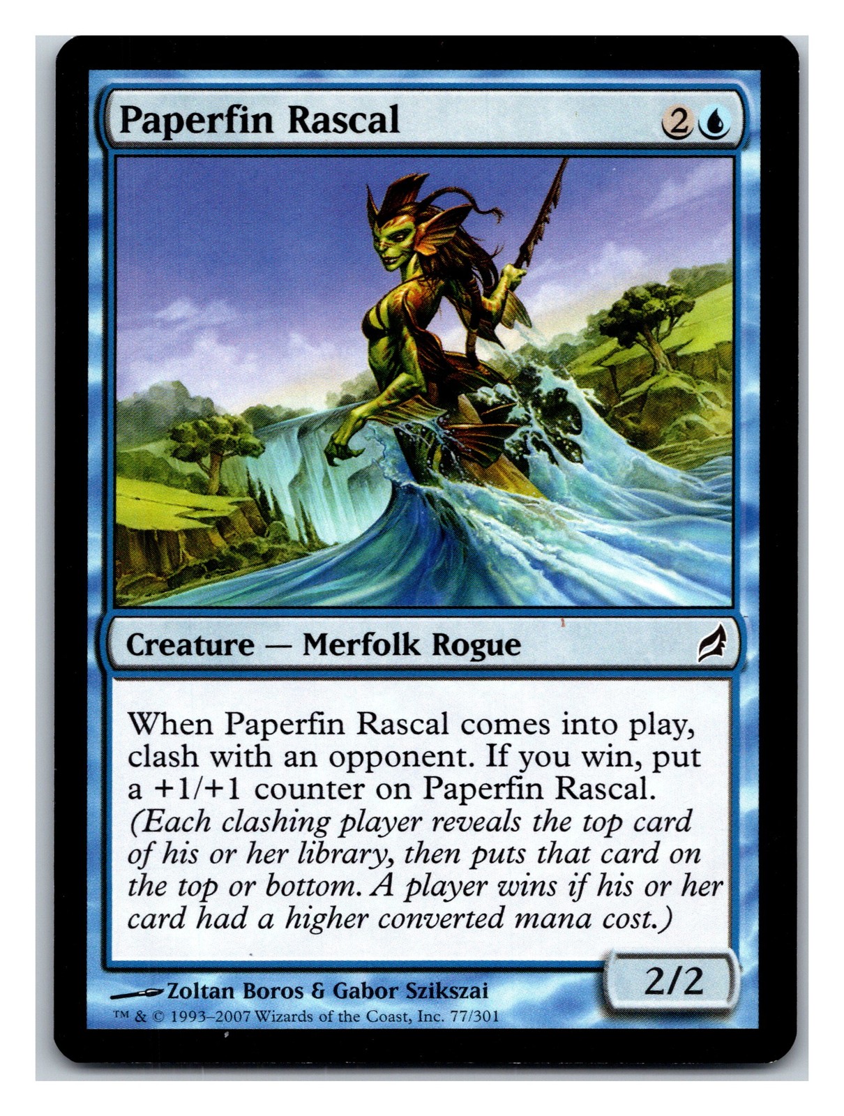 Lorwyn #77 Paperfin Rascal