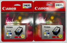 2x Canon Pixma CL-246XL Inkjet Color Ink Cartridge - NEW - SEALED - SALE