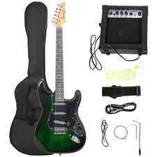 SPORTNOW Chitarra Elettrica con Amplificatore 15W, Borsa e Accordatore Digitale