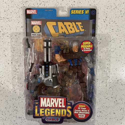 Figura Cable Marvel Legends Serie VI Traje Marrón Variante Toy Biz 2004 - Imagen 1 de 10