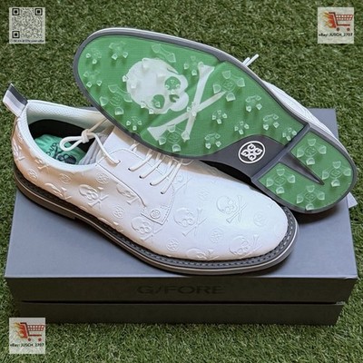 G/Fore G4 GFORE Skull Gallivanter Golf Shoes Sneaker  US 11   White Embossed