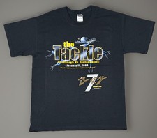 Vintage Y2K Ben Roethlisberger T-Shirt Large Pittsburgh Steelers Tackle Large