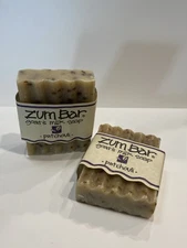 NEW X2 INDIGO WILD ZUM BAR GOAT’S MILK SOAP PATCHOULI SCENT 3 OZ EACH