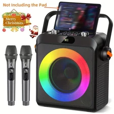 Karaoke Machine Party Portable Bluetooth Speaker with Microphone For Xnas Gift