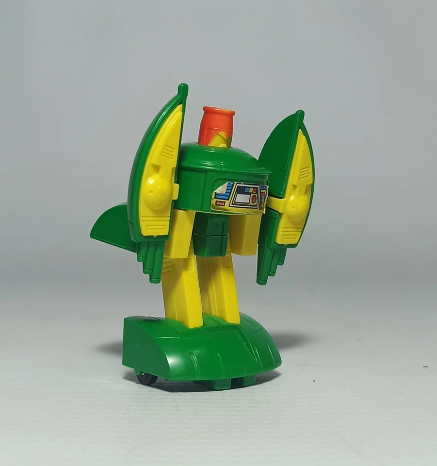 EL GRECO VTG 1984 TRANSFORMERS G1 MINI-BOT COSMOS SPACESHIP GREEK GREEN VARIANT - Image 3 of 4